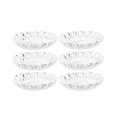 Imagem de Jogo De Petisqueira Em Vidro 6 Peças Vidro Cristal 12,5cm