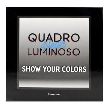 Imagem de Luminária Quadro Lousa C/3 Canetas Giz Neon