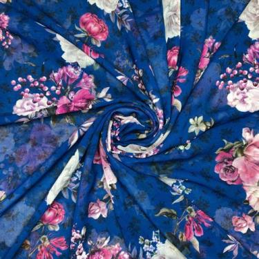 Imagem de Véu de Chiffon Estampado Dança do Ventre - VEU-CHI-32 - atelier patríc