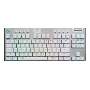 Imagem de Teclado Gamer Logitech G915 Branco Tlk Sem Fio - 920-009660