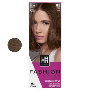 Imagem de Coloração Yama Fashion Color Tintura Tinta Cabelo Creme Mini Kit 8.0 L
