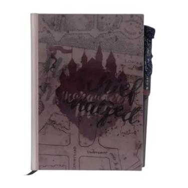 Imagem de CADERNO DE ANOTAÇŐES MAPA DO MAROTO COM CANETA VARINHA ZONA CRIATIVA 21X14CM