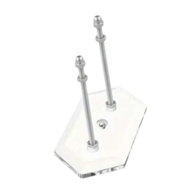 Imagem de oshhni Suporte de Parede para Skate, Exibição de Decks, Flutuação Vertical, Armazenamento Estável, Claro