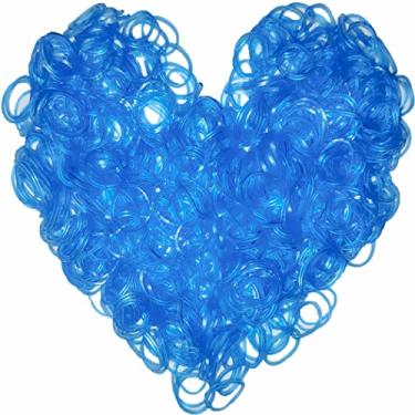 Imagem de Yowamho Elástico Azul Luminoso 900 Com 24 Clipes S E 1 Pequeno Crochê, Elástico, Difícil De Quebrar.