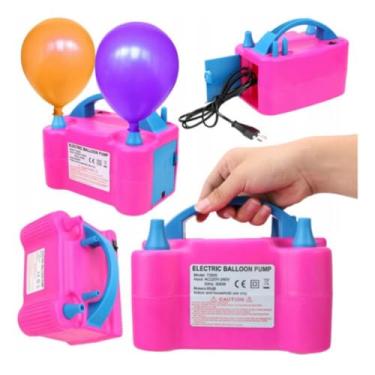 Imagem de Bomba Elétrica para Encher Balões 110V – Inflador Compressor Rápido para Bexigas, Decoração de Festa, Casamento, Aniversário e Eventos