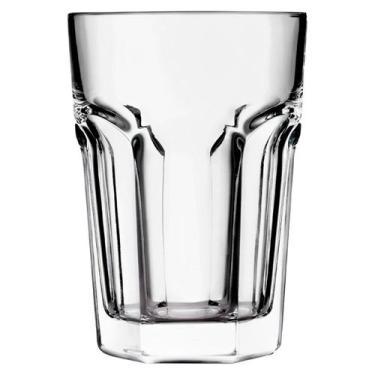 Imagem de Jogo 24 Copos de Vidro Grosso Resistente Linha Jade 400ml - Original G