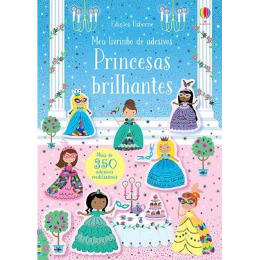 Imagem de Livro - Princesas brilhantes: meu livrinho de adesivos
