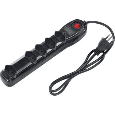 Imagem de Filtro De Linha 5 Tomadas Pp 0,75mm Comprimento 1mt