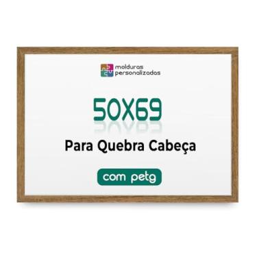 Imagem de Moldura 50x69 cm para Quebra Cabeça Grow Puzzle 1000 Peças com Proteção Petg (Cru)