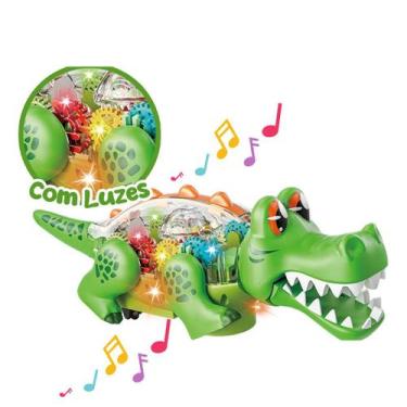 Imagem de Crocodilo Park Bate E Volta Boneco Com Movimento Luz E Sons Brinquedo 