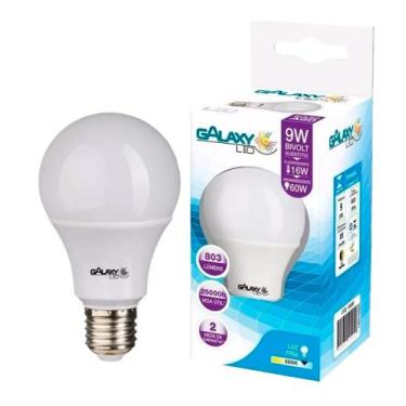 Imagem de Lâmpada LED Galaxy Bulbo A60 E27 9W, Branco, Bivolt