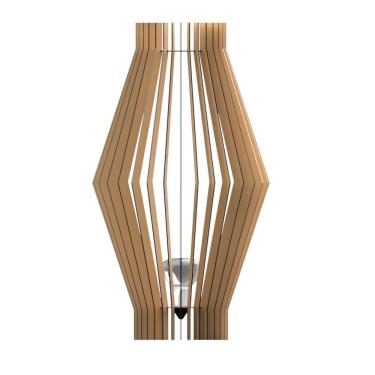 Imagem de Luminária De Chão Acrópole Mdf Luminária Mdf Cru