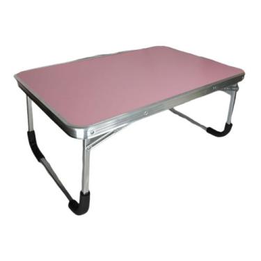Imagem de Mesa Dobrável Portátil De Madeira Reforçada Computador Cama Praia ZDZ-