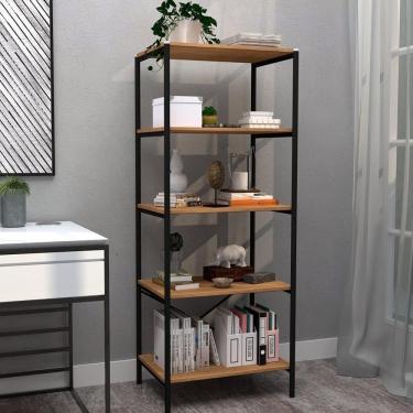 Imagem de Armario Multiuso Industrial Mineta Com 5 Prateleiras Preto