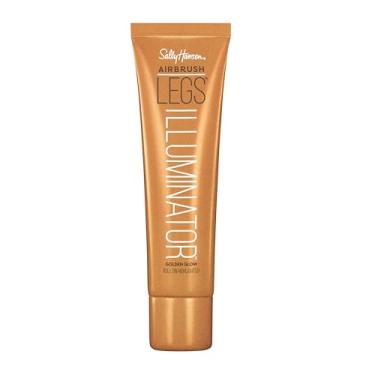 Imagem de Sally Hansen Airbrush Legs® Illuminator™, maquiagem para pernas, brilho dourado, fácil...