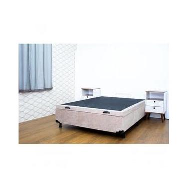 Imagem de Cama Box Baú Casal Corino Bege