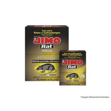 Imagem de Isca Inseticida Ratos 25G 40Pcs - JIMO