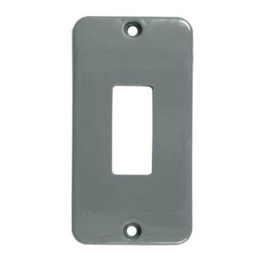 Imagem de Condulete-placa 1 tecla-cinza - INPOL