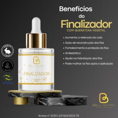 Imagem de Kit Cola Cherry One + Finalizador Bell Nutry Extensão Cílios - Cherry 