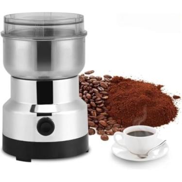 Imagem de Moedor De Café e Grãos Triturador Elétrico Inox Potente