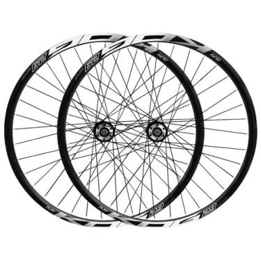 Imagem de Par Roda aro 29 KOG 36F com cubo cassete rolamentado, Preto, Branco