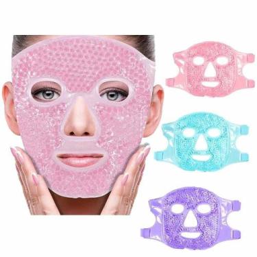 Imagem de Máscara Facial Térmica Gel E Veludo Cores Sortidas Lualu