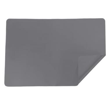 Imagem de MLTULTUL Tapete de café de silicone para balcão de cozinha, protetor de bancada grande de 60 x 40 cm, resistente ao calor, jogo americano para bar, almofada multiuso antiderrapante sob fogão