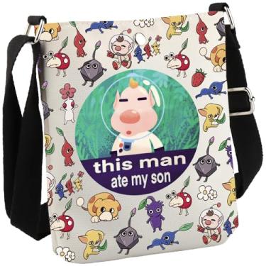 Imagem de Bolsa tiracolo para presente de videogame, personagem de videogame, mercadoria, presente para amantes de jogos, This Man Ate My Son, Ate My Son Cb, Multifuncional