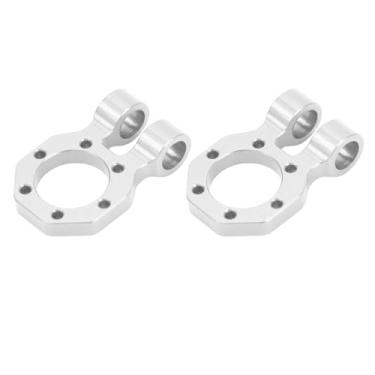 Imagem de Naroote Ganchos de Guincho de Pista RC, Gancho de Reboque Compacto Em Alumínio RC para 1/10 Carro (Prata)