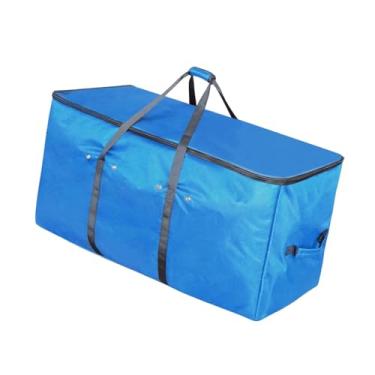 Imagem de simhoa Sacola de fardos de feno com alças de transporte extra grande para cavalos, bolsa de armazenamento de fardos de feno, recipiente de armazenamento para