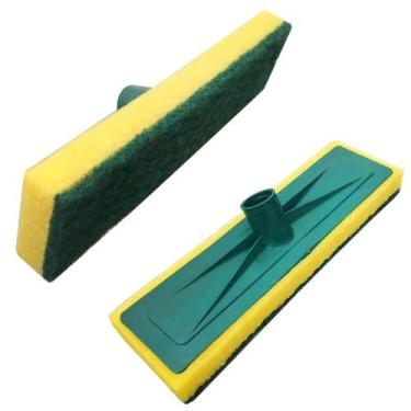 Imagem de Rodo limpa azulejo verde sem cabo