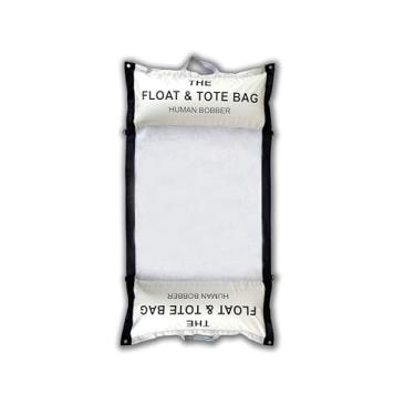 Imagem de Float n' Tote Rede de água inflável flutua e espreguiçadeira de natação para adultos, boias flutuantes, dobra-se em bolsa de praia multiuso fácil de transportar para adultos e crianças modernos