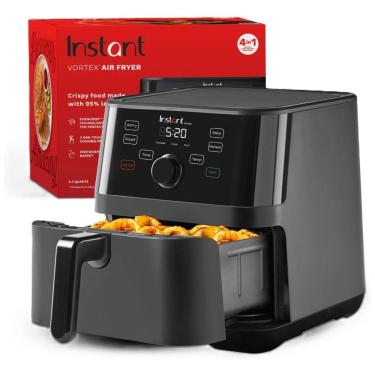 Imagem de Vortex Fritadeira Elétrica AirFryer 5L com Painel de Controle Digital, 1500W, 110v, INSTANT POT 140 3082 01, Preto