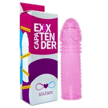 Imagem de Capa Peniana Extender Em Silcione 5 cm Acessório Erótico Extensora Peniana 0350 (ROSA)