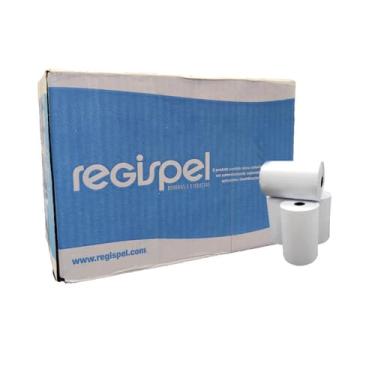 Imagem de Kit 10 Bobinas Térmicas 80x40mm, Papel Térmico para Cupons Fiscais e PDVs