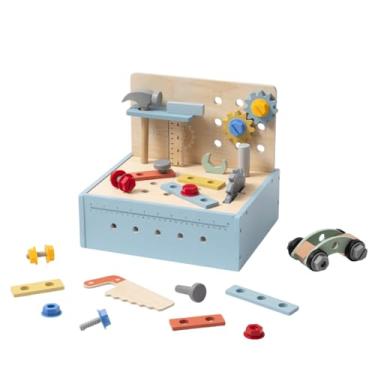 Imagem de TOOKY TOY, Bancada de Trabalho com Ferramentas Madeira Brinquedo Tooky Toy