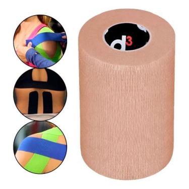 Imagem de Bandagem Coesiva Elástica Autoaderente - 100mm X 5m - Bege - D3