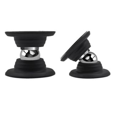 Imagem de Suporte de porta magnético forte para trailer, trava magnética para trailer, suporte de porta de trailer fácil de instalar, rolha resistente para acessórios de RV (preto-2 unidades)