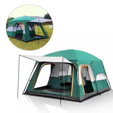 Imagem de Barraca Camping Grande Impermeável 9-12 Pessoas Acampamento - Revomax