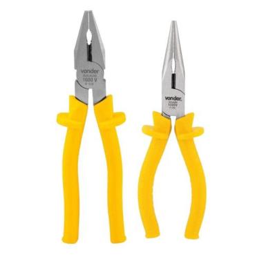 Imagem de Kit 2 Alicates: Alicate Universal + Alicate Corte Diagonal Vonder