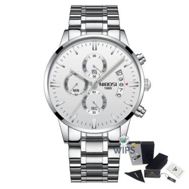 Imagem de Relógio Masculino Analógico Cronógrafo Funcional Original - Nibosi, Pr