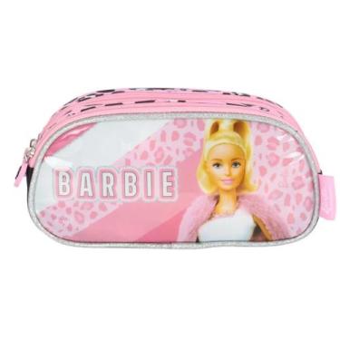 Imagem de Estojo Escolar 2 Compartimentos Barbie Desenho Mattel - Luxcel