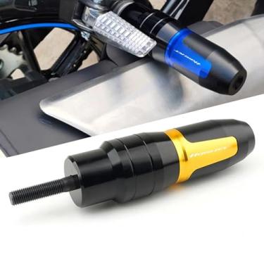Imagem de QWNFGHG Para CB1000 Hornet SP CB1000 Hornet 2025 Protetor deslizante de escape de motocicleta proteção do motor Crash Pad Frame Sliders cb1000 hornet sp cb1000 hornet (dourado)