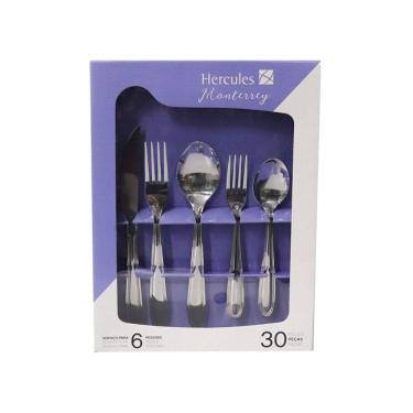 Imagem de Faqueiro Aço Inox Monterrey 30 Peças - Hercules