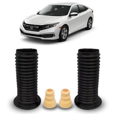 Imagem de Kit Batente Coifa Amortecedor Dianteiro New Civic G10 2017/. - Solupe 