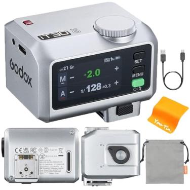Imagem de GODOX Mini flash de câmera IT30Pro S TTL com gatilho e receptor integrados sistema de 2,4 G compatível com câmeras Sony, GN15 ISO100, 1/80000s HSS, bateria de 7,4 V/900 mAh, tempo de reciclagem de 1,5