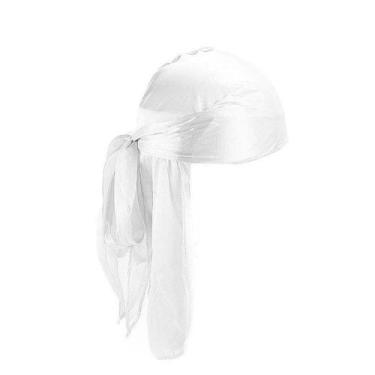 Imagem de Bandana Touca Durag Dureg - Barbershopp62, Branco