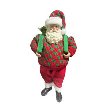 Imagem de Papai Noel Lux Mochileiro Vermelho 28Cm 30326 - Tuut
