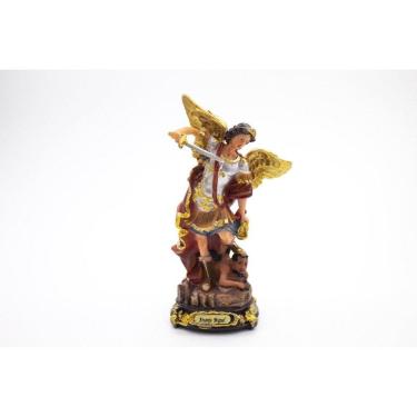 Imagem de Imagem São Miguel Arcanjo Importada Resina 14 Cm