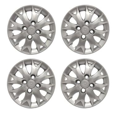 Imagem de Kit 4 Calota Aro 13 Compatível c/Roda Palio Fire Economy Flex - Grafite brilhante